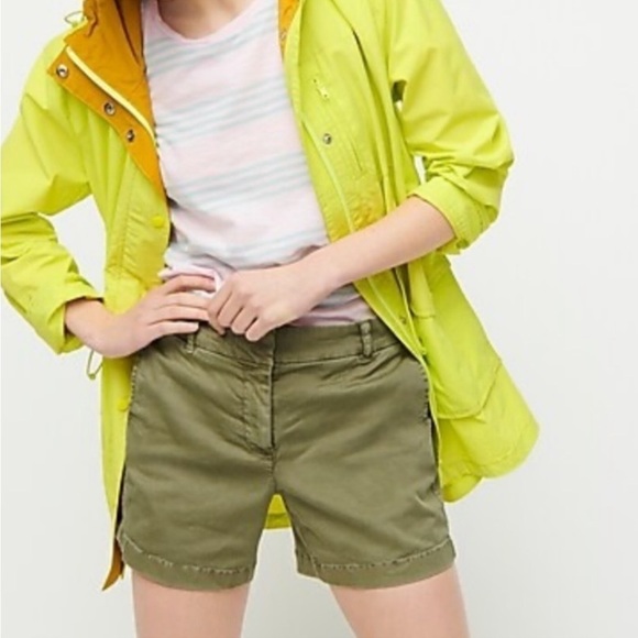 J. Crew Olive Sand 5" new stretch classic chino short in Plus Size 24 H5807 NEW - Picture 1 of 16